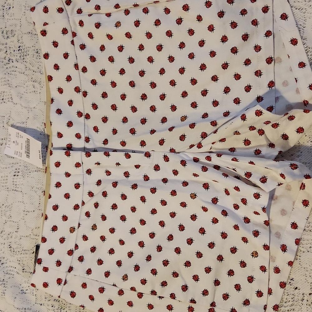 J Crew Womens / Girls Lady Bug Printed Shorts 00size